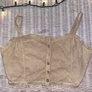 lace crop top
